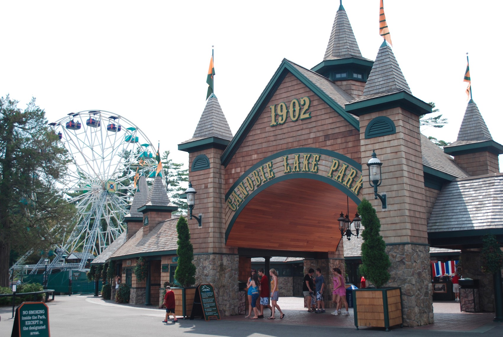 Canobie Lake Park has over 85 rides, games, and attractions