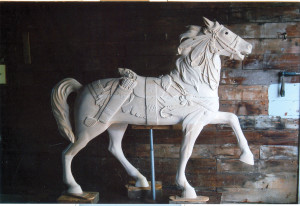Michael’s finished Indian pony in primer.