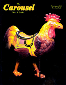 Carousel-news-cover-7_8_2005-Rocky-Springs-Dentzel-carousel-rooster