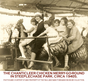Chanticleer-chicken-merry-g-round-Steeplechase-park-ca-1940