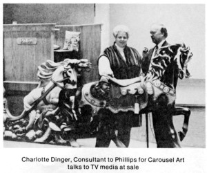 Charlotte-Dinger-1986-Phillips-NYC-carousel-art-auction