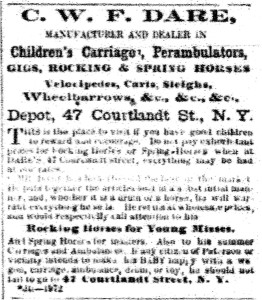 April 28, 1863 advertisement in the New Jersey Daily Guardian