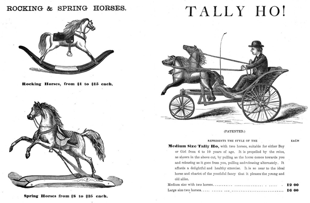 A page from an 1878 dated C.W.F. Dare toy catalog. Courtesy of the Strong National Museum of Play, Rochester, New York