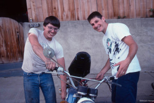 Dan and Scott, July 1990.