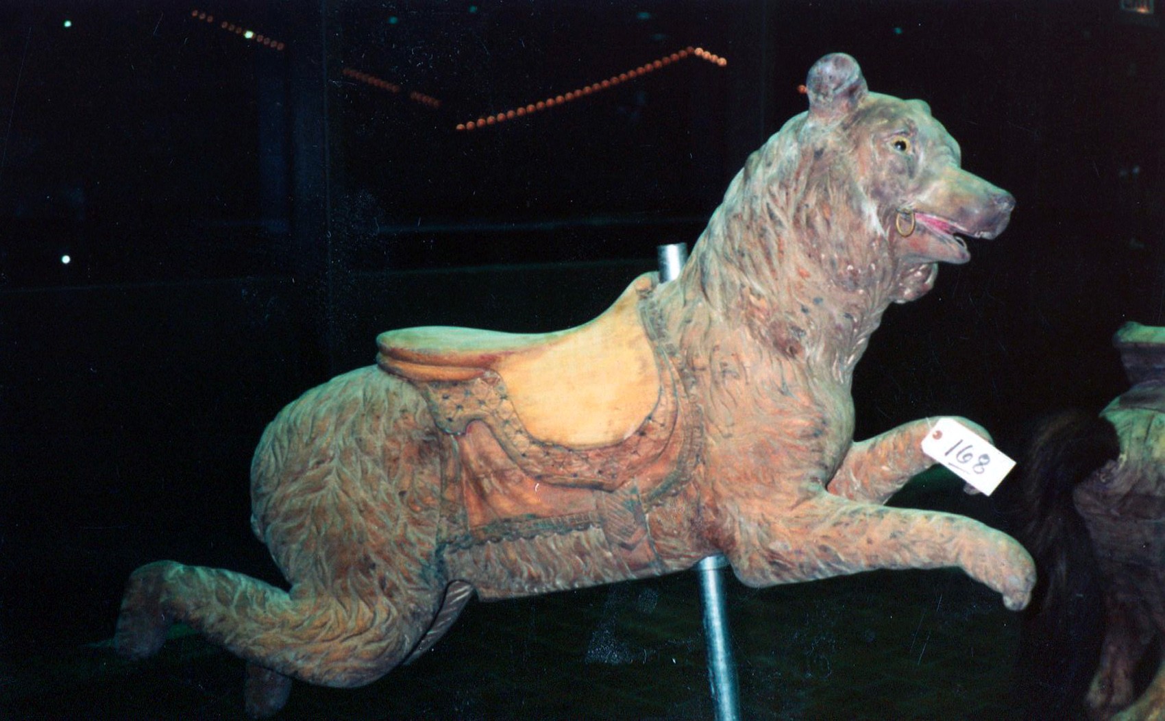 Antique-Dentzel-carousel-bear-Great-Escape-auction