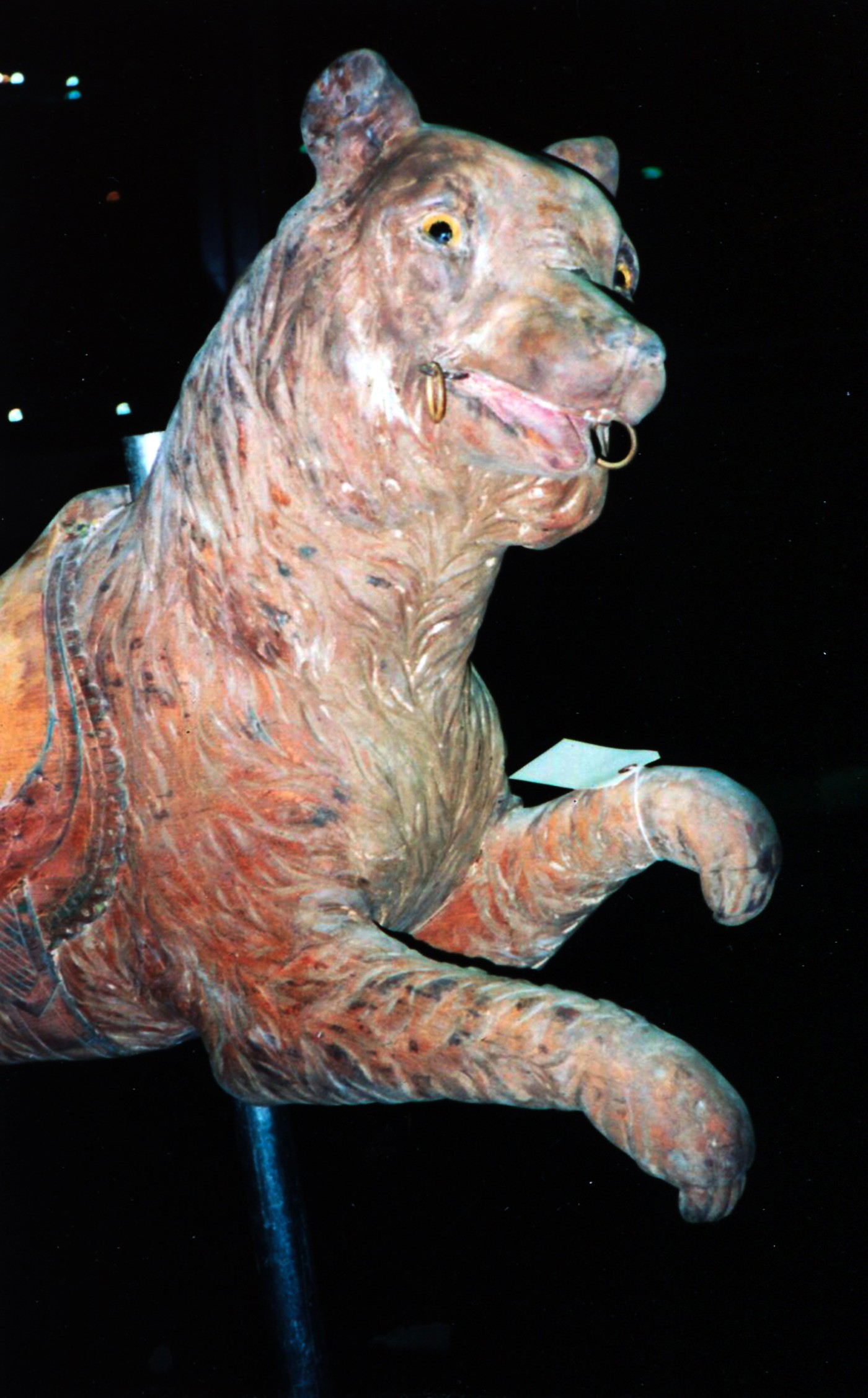 Dentzel-carousel-bear-Great-Escape-Fun-Park-NYC-auction-1989