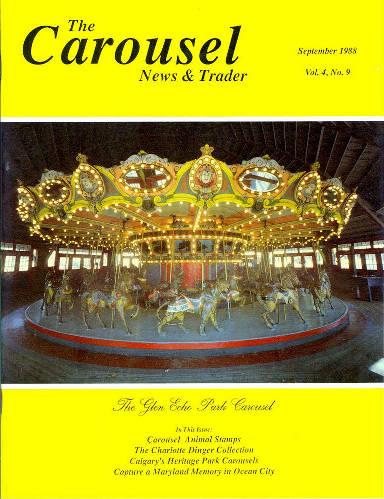 cnt_09_1988-cover-Glen-Echo-Historic-Dentzel-carousel