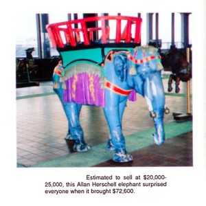 Allan-Herschell-carousel-elephant-72.6-thousand-Dec-88-Gurnseys-auction