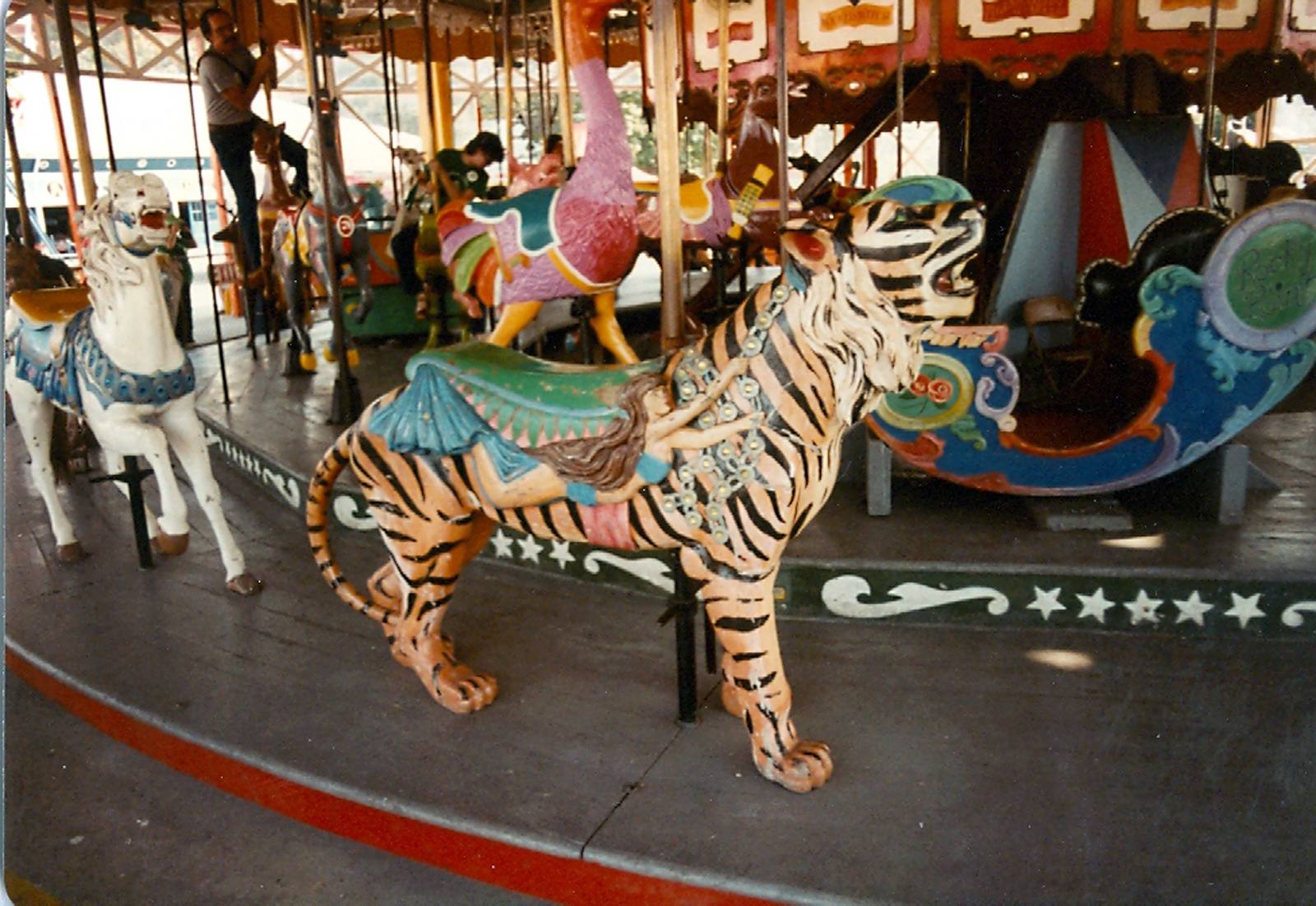 Rocky-Point-RI-ca-1910-Herschell-Spillman-carousel-tiger