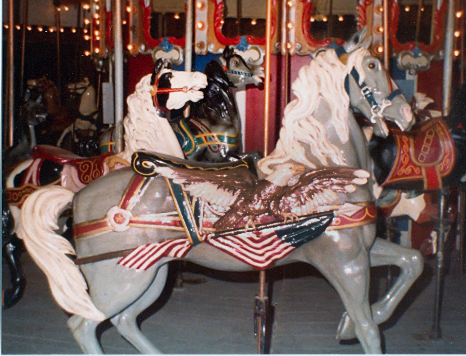 ca-1905-Dentzel-flag-carousel-horse-Presidents-Park-NM-