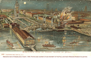 1906-Coney-Island-postcard-night-