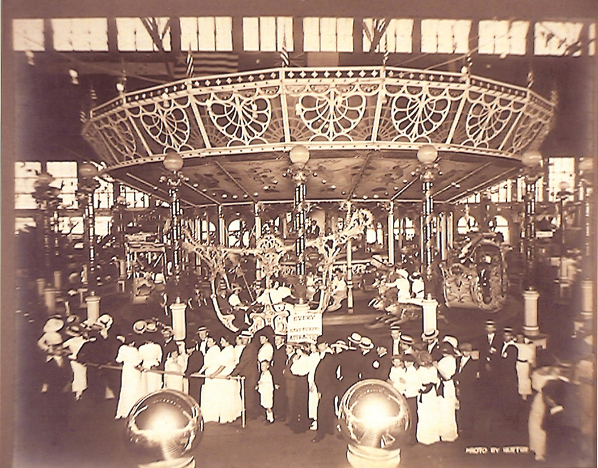 Eldorado-carousel-Steeplechase-park-coney-island-1912