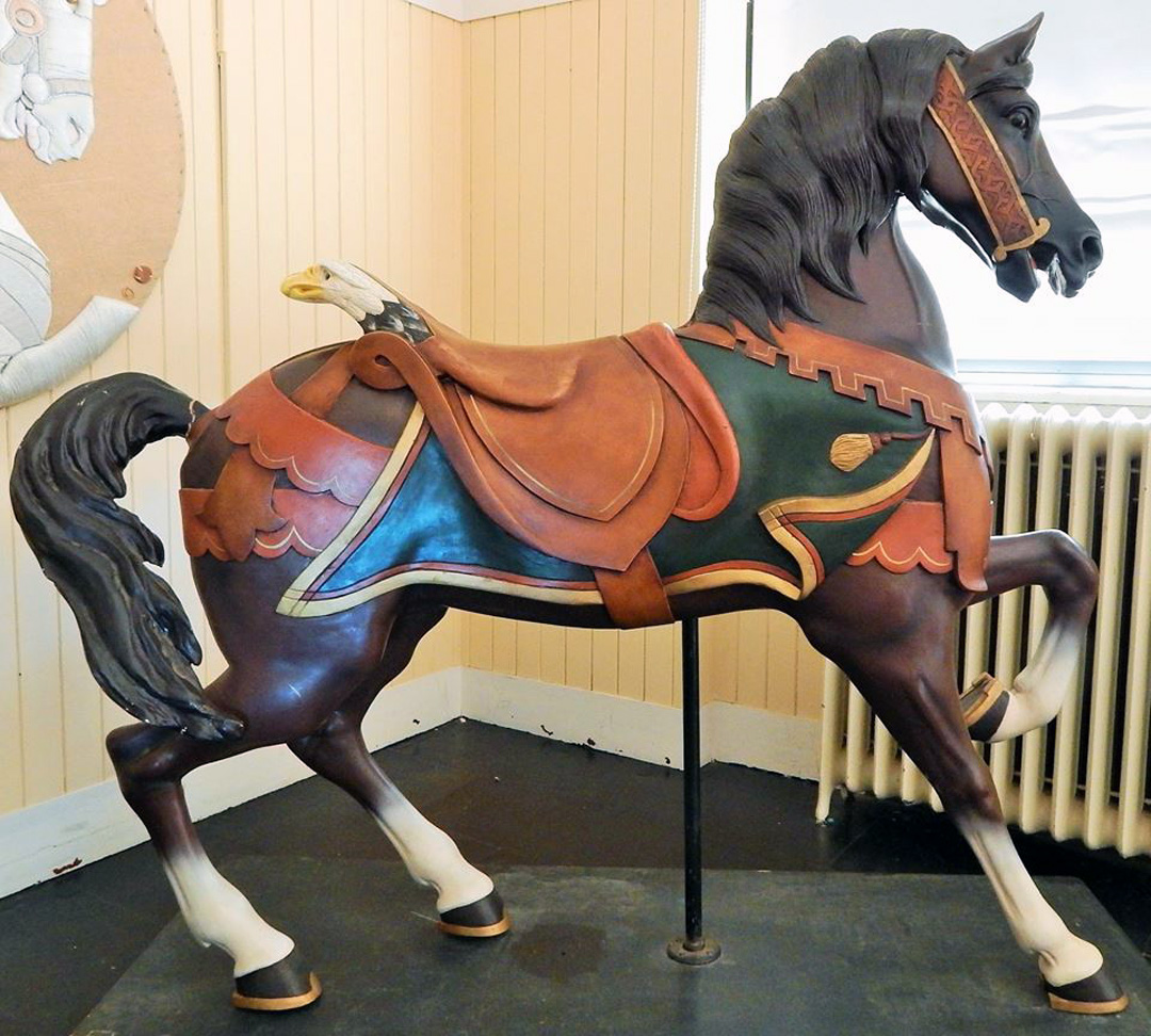 Charlotte-Dinger-Dentzel-carousel-horse-donated