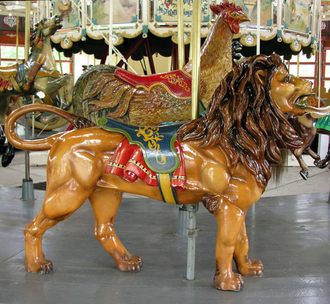 Historic-Greenfield-Village-1913-carousel-Lion