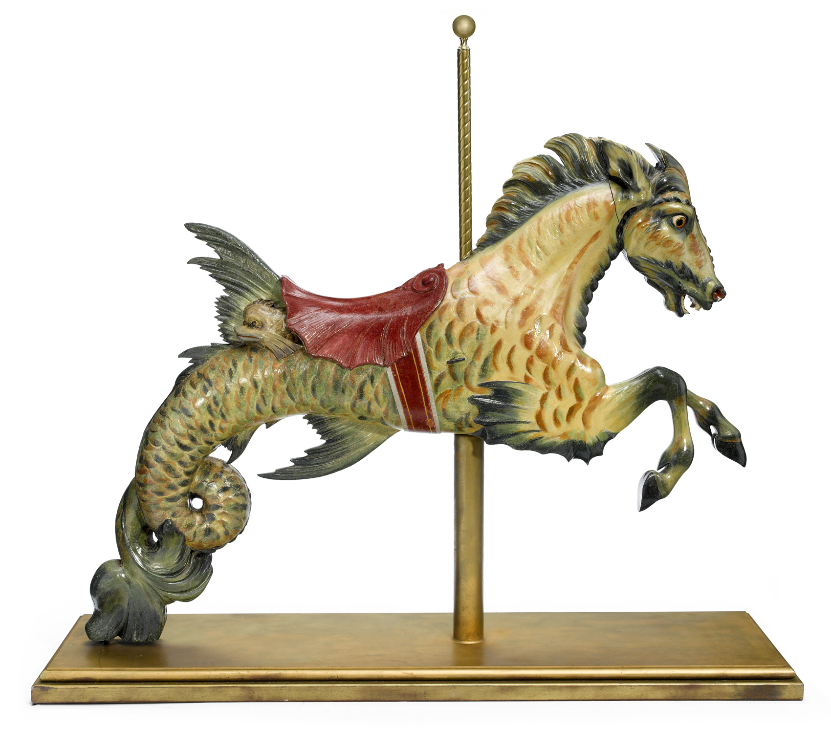 Seahorse Gypsy Vanner Hippocampi Carousel Horse cards 