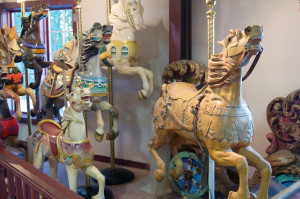 Beardsley-Zoo--Carmel-carousel-horses-display-Shannon-Calvert-photo